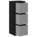 Bufet cu sertar Stejar Negru 25,5 x 22 x 69,5 cm - WALTI WALTI
