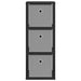 Bufet cu sertar Stejar Negru 25,5 x 22 x 69,5 cm - WALTI WALTI