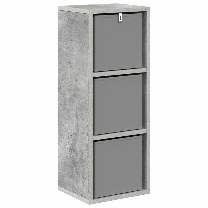 Bufet cu sertar Gri din beton 25,5 x 22 x 69,5 cm - WALTI WALTI