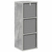 Bufet cu sertar Gri din beton 25,5 x 22 x 69,5 cm - WALTI WALTI