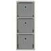 Bufet cu sertar Gri din beton 25,5 x 22 x 69,5 cm - WALTI WALTI