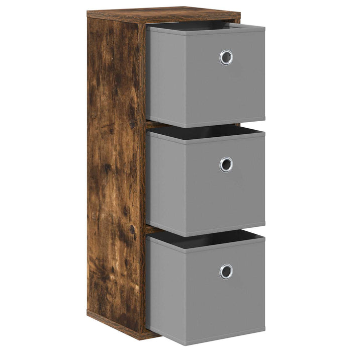 Bufet cu sertar Stejar fumuriu 25,5 x 22 x 69,5 cm - WALTI WALTI
