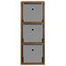 Bufet cu sertar Stejar fumuriu 25,5 x 22 x 69,5 cm - WALTI WALTI