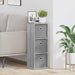 Bufet cu sertar Gri Sonoma 25,5 x 22 x 69,5 cm - WALTI WALTI