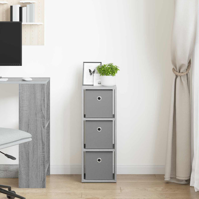 Bufet cu sertar Gri Sonoma 25,5 x 22 x 69,5 cm - WALTI WALTI