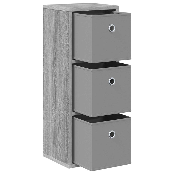 Bufet cu sertar Gri Sonoma 25,5 x 22 x 69,5 cm - WALTI WALTI