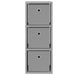 Bufet cu sertar Gri Sonoma 25,5 x 22 x 69,5 cm - WALTI WALTI