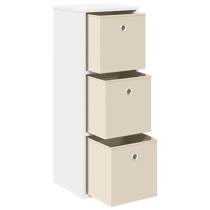Bufet cu sertar Alb 30,5 x 27 x 84,5 cm - WALTI WALTI