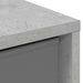 Bufet cu sertar Gri din beton 30,5 x 27 x 84,5 cm - WALTI WALTI