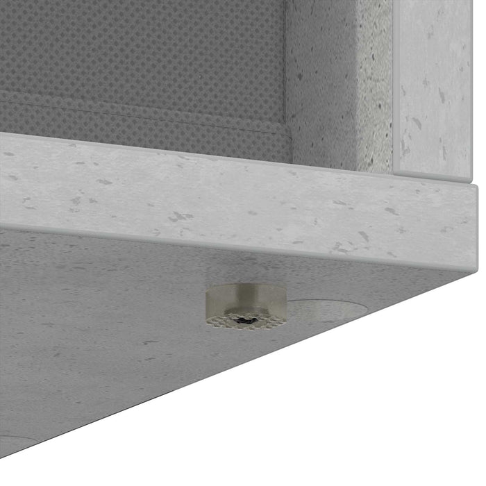 Bufet cu sertar Gri din beton 30,5 x 27 x 84,5 cm - WALTI WALTI