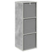 Bufet cu sertar Gri din beton 30,5 x 27 x 84,5 cm - WALTI WALTI
