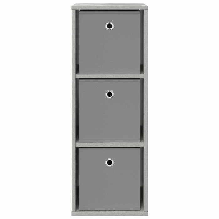 Bufet cu sertar Gri din beton 30,5 x 27 x 84,5 cm - WALTI WALTI