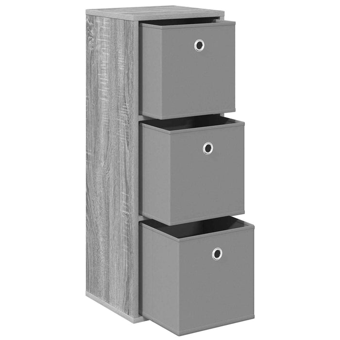 Bufet cu sertar Gri Sonoma 30,5 x 27 x 84,5 cm - WALTI WALTI