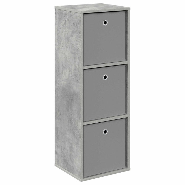 Bufet cu sertar Gri din beton 35 x 32 x 99,5 cm - WALTI WALTI