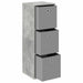 Bufet cu sertar Gri din beton 35 x 32 x 99,5 cm - WALTI WALTI