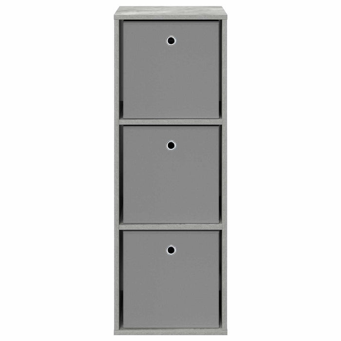 Bufet cu sertar Gri din beton 35 x 32 x 99,5 cm - WALTI WALTI
