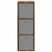 Bufet cu sertar Stejar fumuriu 35 x 32 x 99,5 cm - WALTI WALTI