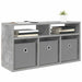Bucătărie joasă cu sertar Gri din beton 72 x 22,5 x 38 cm - WALTI WALTI