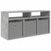 Bucătărie joasă cu sertar Gri din beton 87 x 27,5 x 43 cm - WALTI WALTI