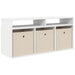 Bucătărie joasă cu sertar Alb 102 x 32 x 48,5 cm - WALTI WALTI