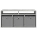 Bucătărie joasă cu sertar Gri din beton 102 x 32 x 48,5 cm - WALTI WALTI