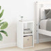 Noptieră cu sertar 2 pcs Alb 25,5 x 22 x 49,5 cm Lemn compozit - WALTI WALTI