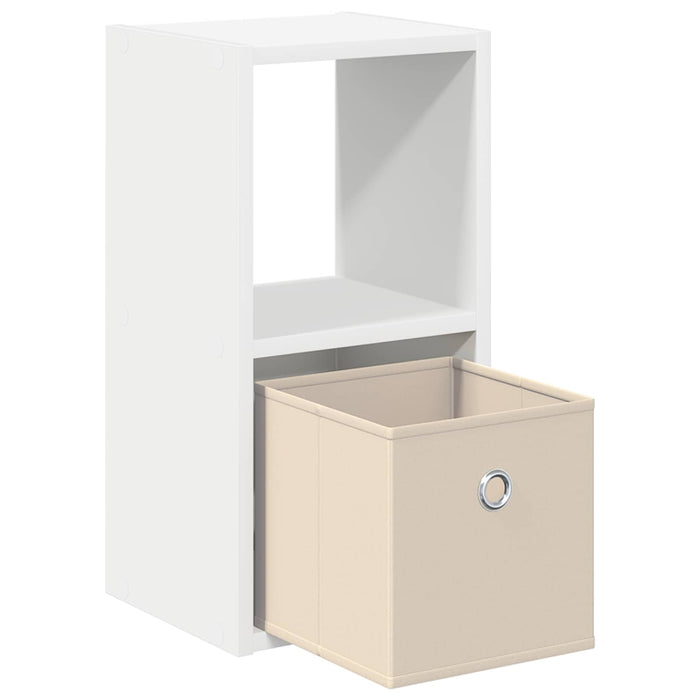Noptieră cu sertar 2 pcs Alb 25,5 x 22 x 49,5 cm Lemn compozit - WALTI WALTI