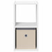 Noptieră cu sertar 2 pcs Alb 25,5 x 22 x 49,5 cm Lemn compozit - WALTI WALTI