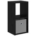 Noptieră Stejar Negru 25,5 x 22 x 49,5 cm Lemn compozit - WALTI WALTI