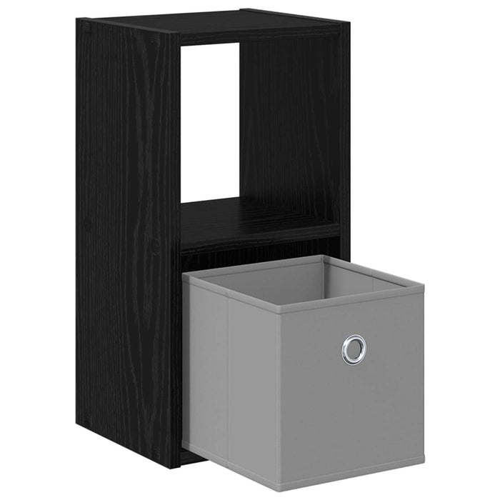 Noptieră Stejar Negru 25,5 x 22 x 49,5 cm Lemn compozit - WALTI WALTI