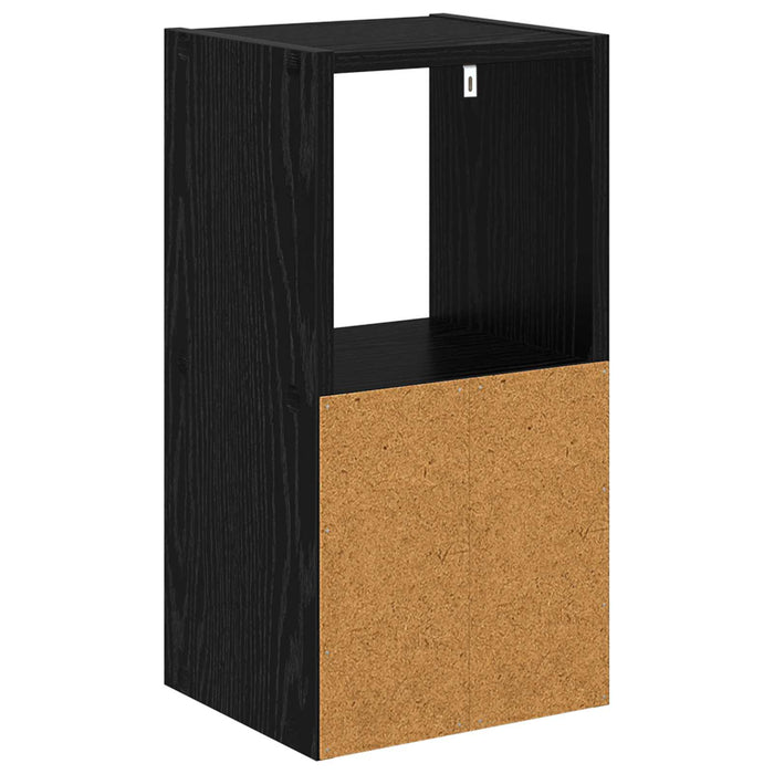 Noptieră Stejar Negru 25,5 x 22 x 49,5 cm Lemn compozit - WALTI WALTI