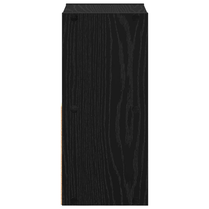 Noptieră 2 pcs Stejar Negru 25,5 x 22 x 49,5 cm Lemn compozit - WALTI WALTI