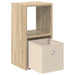 Noptieră 2 pcs Stejar Sonoma 25,5 x 22 x 49,5 cm Lemn compozit - WALTI WALTI