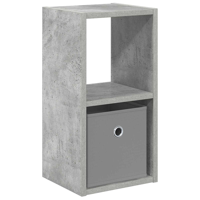 Noptieră Gri din beton 25,5 x 22 x 49,5 cm Lemn compozit - WALTI WALTI