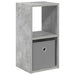Noptieră Gri din beton 25,5 x 22 x 49,5 cm Lemn compozit - WALTI WALTI