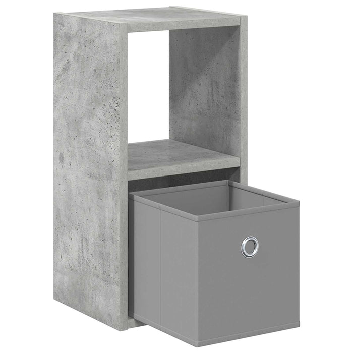 Noptieră Gri din beton 25,5 x 22 x 49,5 cm Lemn compozit - WALTI WALTI
