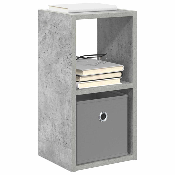 Noptieră Gri din beton 25,5 x 22 x 49,5 cm Lemn compozit - WALTI WALTI
