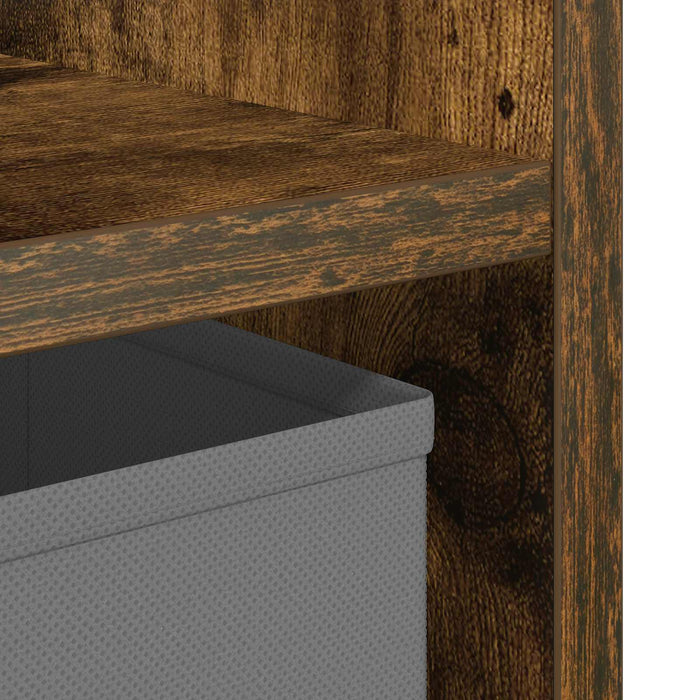 Noptieră 2 pcs Stejar fumuriu 25,5 x 22 x 49,5 cm Lemn compozit - WALTI WALTI