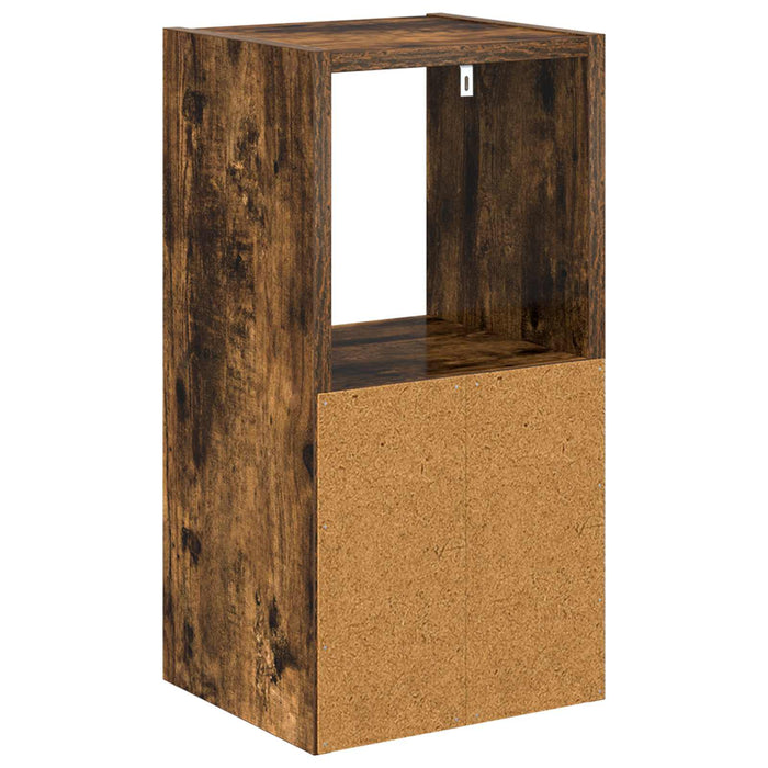 Noptieră 2 pcs Stejar fumuriu 25,5 x 22 x 49,5 cm Lemn compozit - WALTI WALTI