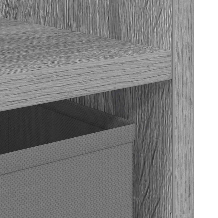 Noptieră cu sertar Gri Sonoma 25,5 x 22 x 49,5 cm Lemn compozit - WALTI WALTI