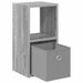 Noptieră cu sertar Gri Sonoma 25,5 x 22 x 49,5 cm Lemn compozit - WALTI WALTI