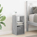 Noptieră 2 pcs Gri Sonoma 25,5 x 22 x 49,5 cm Lemn compozit - WALTI WALTI