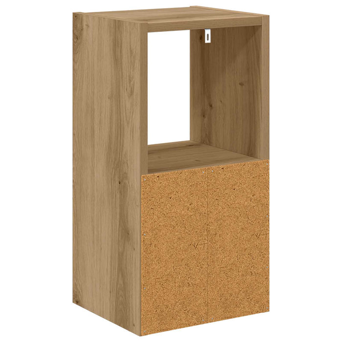 Noptieră Stejar Artizanal 25,5 x 22 x 49,5 cm Lemn compozit - WALTI WALTI