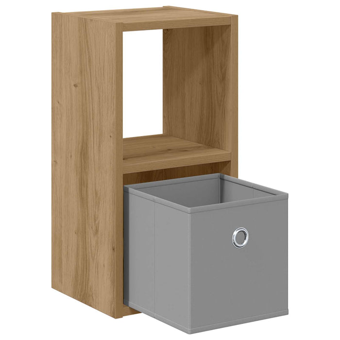 Noptieră cu sertar 2 pcs Stejar Artizanal 25,5 x 22 x 49,5 cm - WALTI WALTI