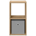 Noptieră cu sertar 2 pcs Stejar Artizanal 25,5 x 22 x 49,5 cm - WALTI WALTI