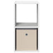 Noptieră cu sertar 2 pcs Alb 30,5 x 27 x 59,5 cm Lemn compozit - WALTI WALTI