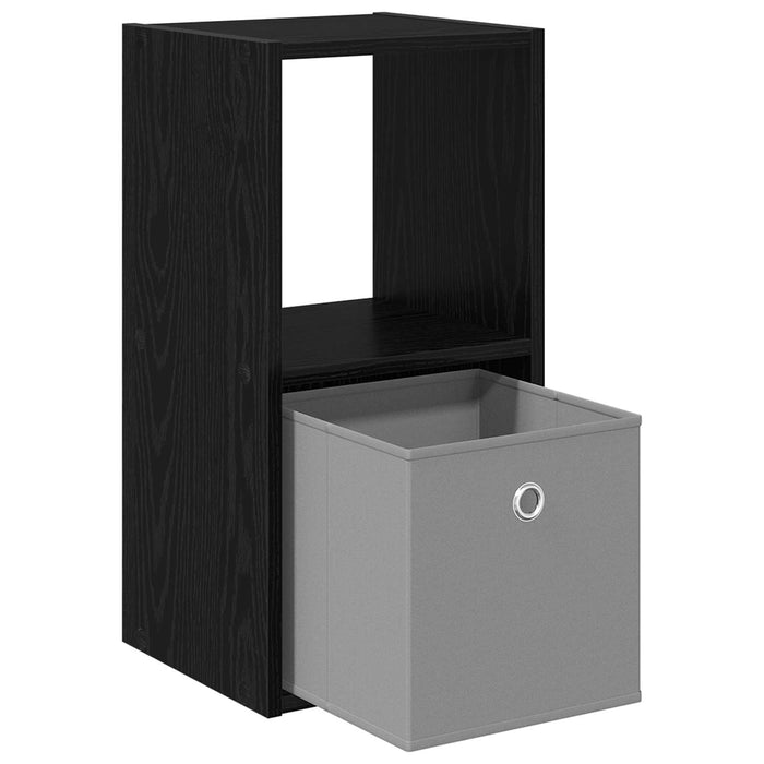 Noptieră 2 pcs Stejar Negru 30,5 x 27 x 59,5 cm Lemn compozit - WALTI WALTI