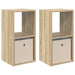 Noptieră 2 pcs Stejar Sonoma 30,5 x 27 x 59,5 cm Lemn compozit - WALTI WALTI