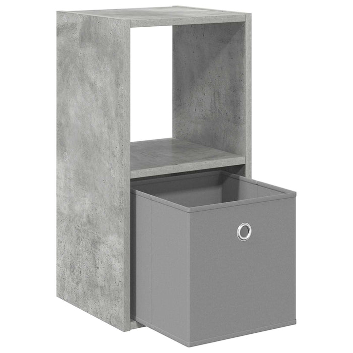 Noptieră Gri din beton 30,5 x 27 x 59,5 cm Lemn compozit - WALTI WALTI