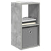 Noptieră Gri din beton 30,5 x 27 x 59,5 cm Lemn compozit - WALTI WALTI